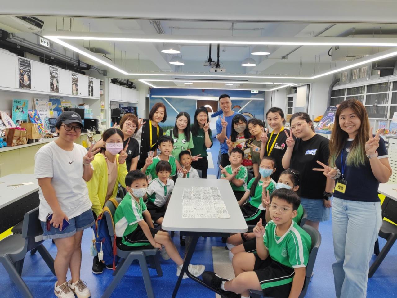 大家一起展示禪繞畫成果